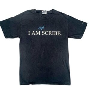 Chief I Am Scribe Physassist T-Shirt‎ Black Small S Logo Graphic Tee